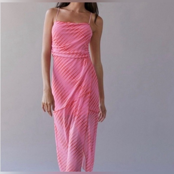 urban outfitters euc sheer/lined city dress - Picture 8 of 8